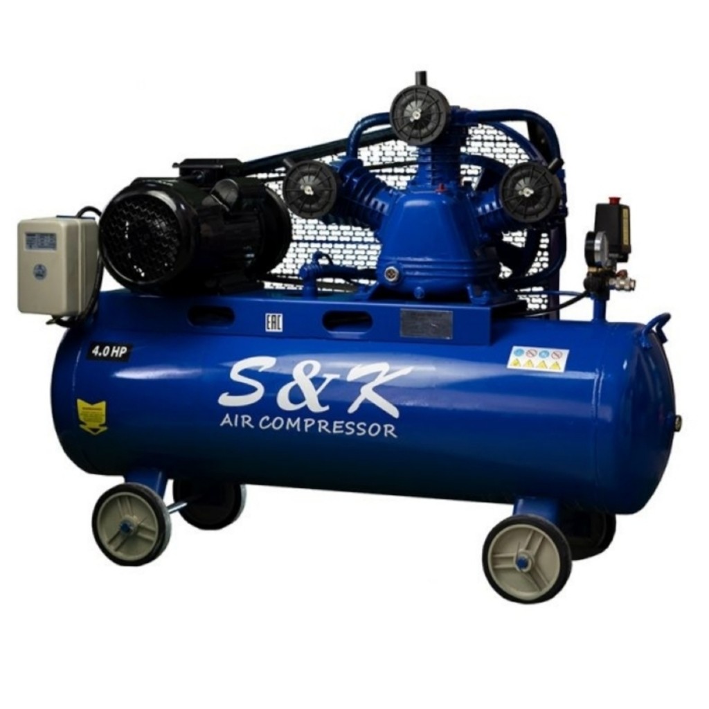 Компрессор ременной Tehnoline S&K TP1200/300, 5,5 кВт, 10 бар, 380В, 3 поршня