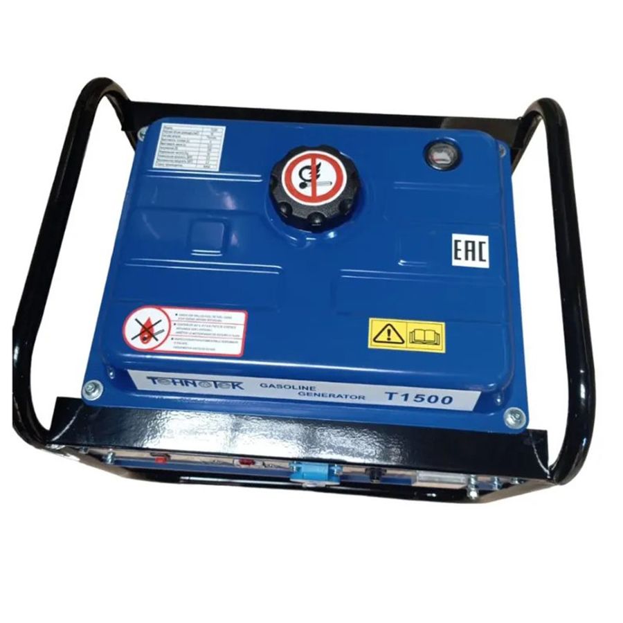 Генератор Tehnotek T1500, 1,2 кВт, 220В, ручной старт