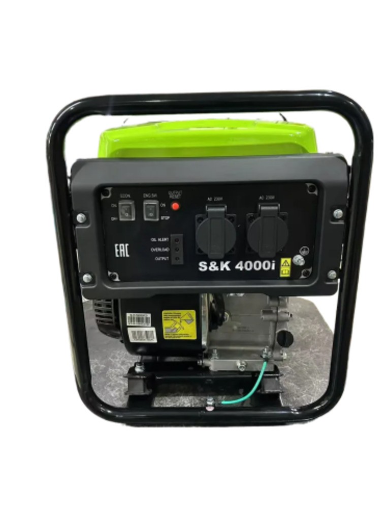 Генератор Tehnotek S&K 4000i , 3,6 кВт, 220В, ручной старт, инвертор