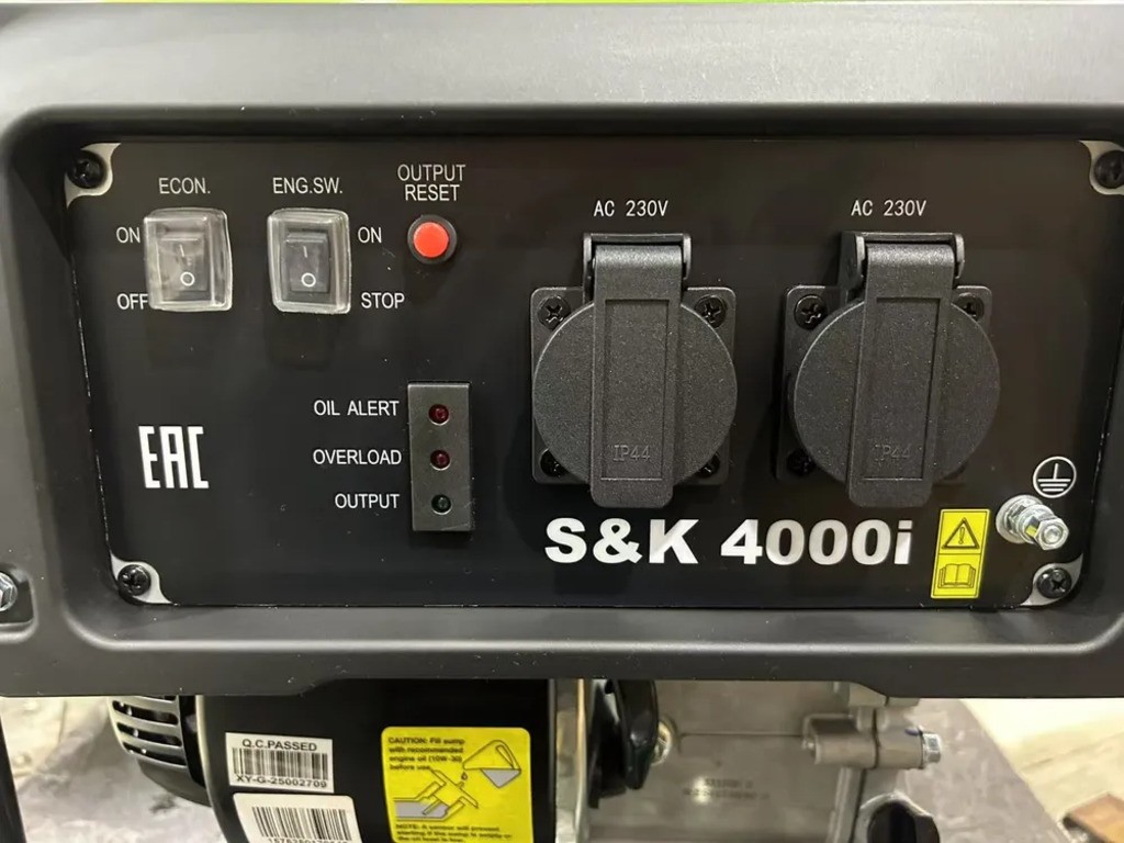 Генератор Tehnotek S&K 4000i , 3,6 кВт, 220В, ручной старт, инвертор