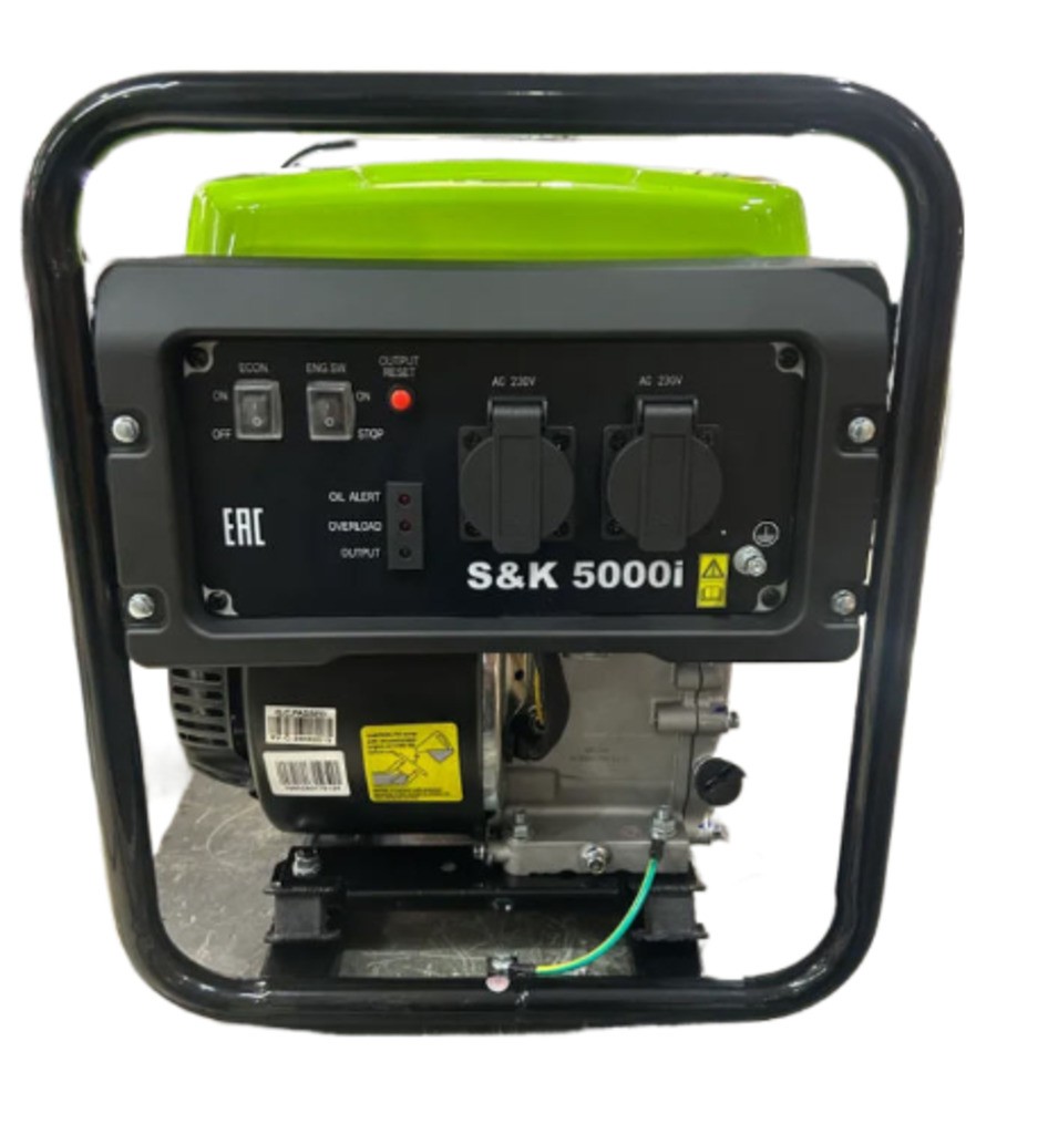 Генератор Tehnotek S&K 5000i , 4,5 кВт, 220В, ручной старт, инвертор