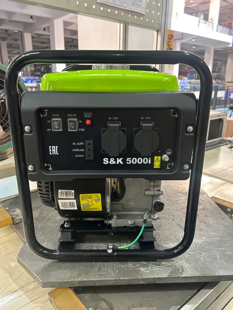 Генератор Tehnotek S&K 5000i , 4,5 кВт, 220В, ручной старт, инвертор