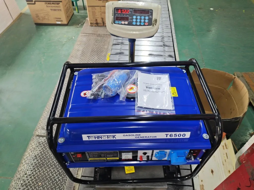 Генератор Tehnotek T6500, 6 кВт, 220В, ручной старт