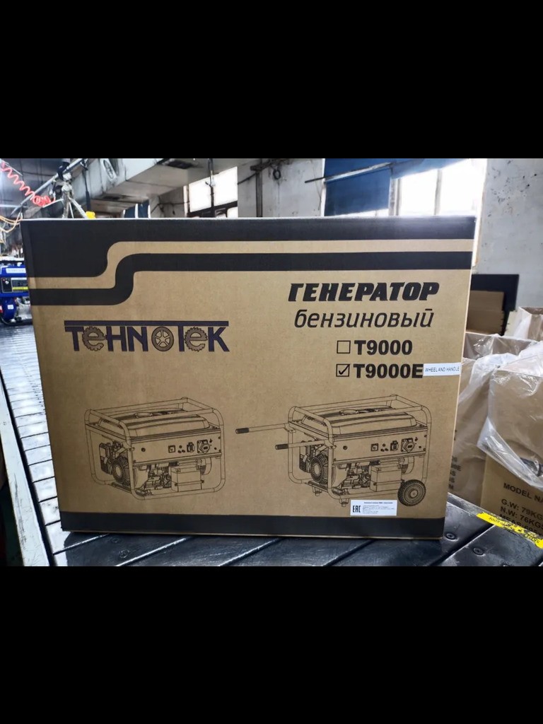 Генератор Tehnotek Т9000Е 8 кВт, электростарт., медная обмотка