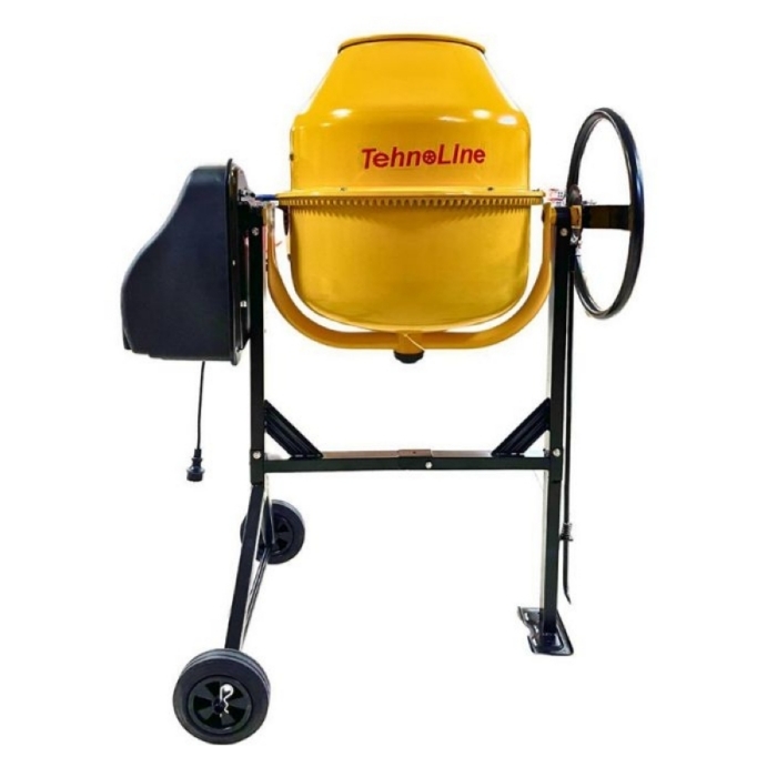 Бетоносмеситель Tehnoline T160 чугунный венец, 160 л., 800 Вт
