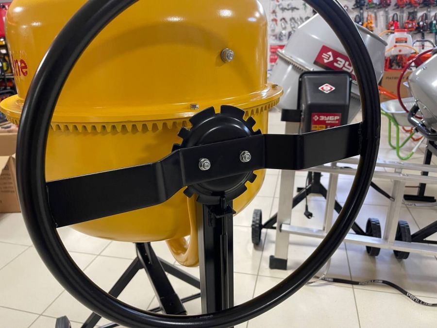 Бетоносмеситель Tehnoline T160 чугунный венец, 160 л., 800 Вт