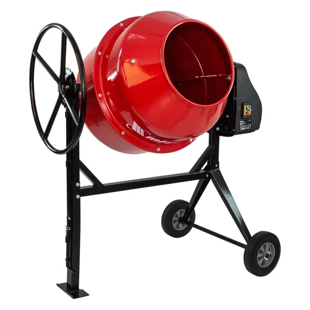  Бетоносмеситель S&K CM160 КР чугунный венец, 160 л., 800 Вт