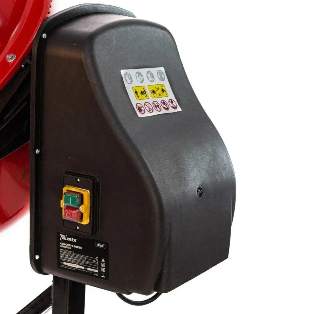  Бетоносмеситель S&K CM160 КР чугунный венец, 160 л., 800 Вт