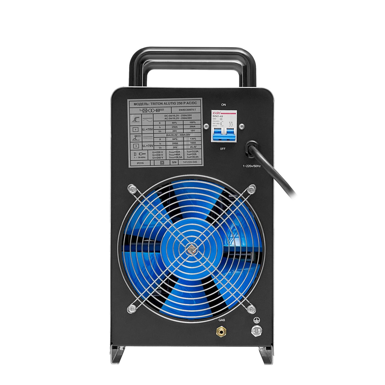 Аппарат аргонодуговой сварки Triton ALUTIG 250P AC/DC, 220 В