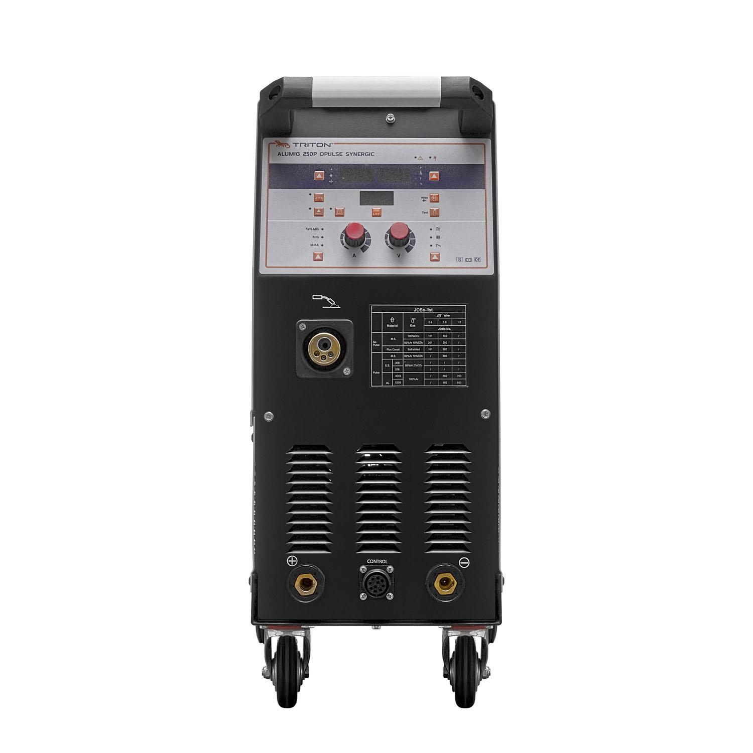 Сварочный полуавтомат TRITON ALUMIG 250P Dpulse Synergic, MMA 300 А, 380 В