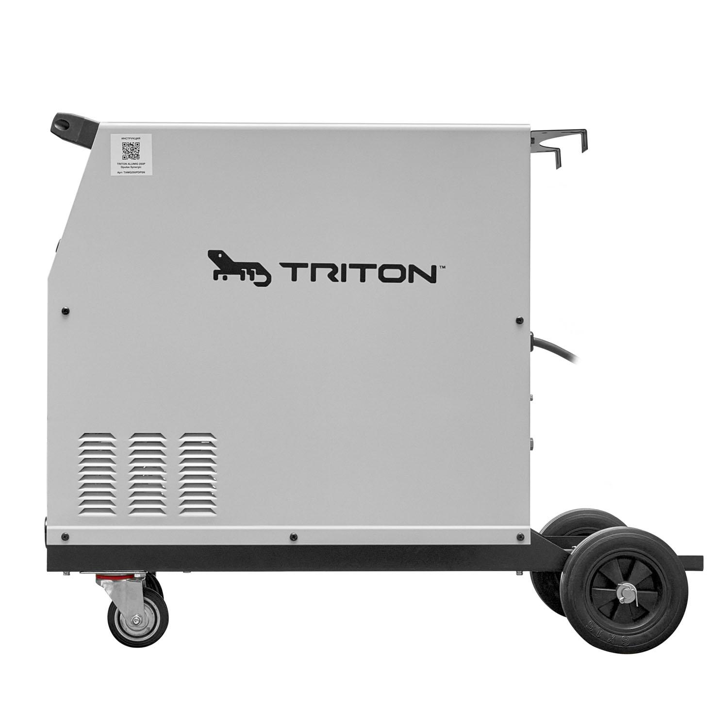 Сварочный полуавтомат TRITON ALUMIG 250P Dpulse Synergic, MMA 300 А, 380 В