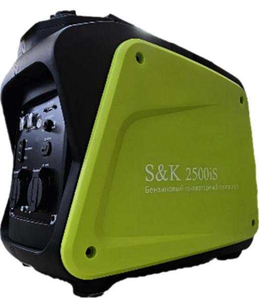  Генератор S&K 2500iS инвертор, 2,5 кВт, 113 см3, бак 4,1 л. 220 В