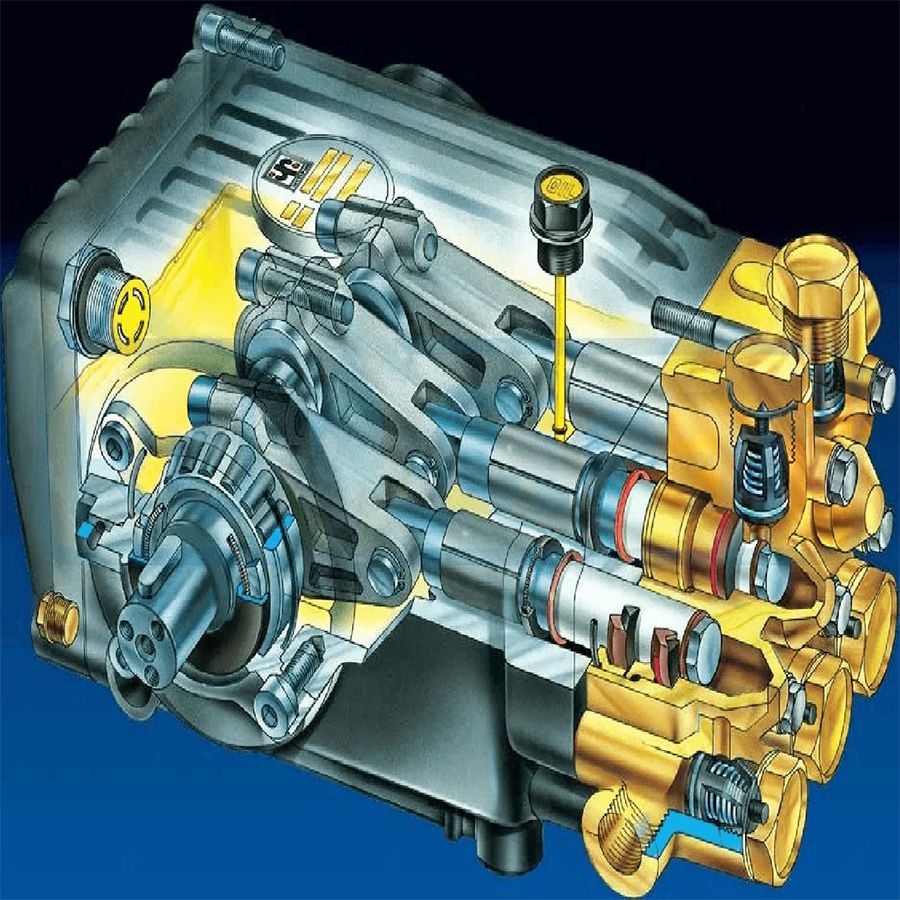 Насос высокого давления TOR INTERPUMP 47 SERIES. WS151, 150 бар, 5500 Вт, 15 л/мин