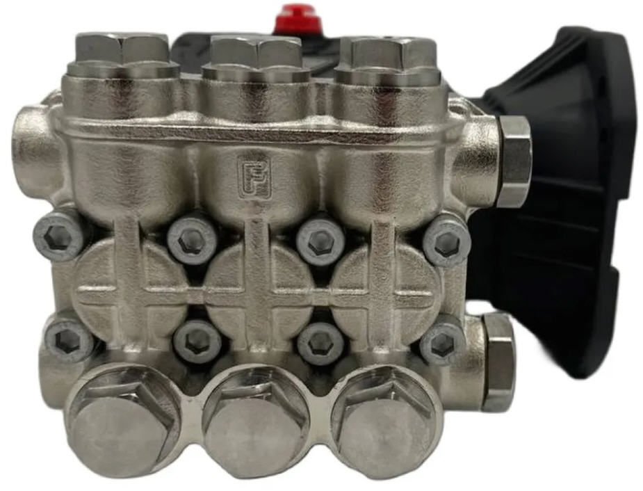 Насос высокого давления TOR SJFX1525C, 250 бар, 7.5 кВт, 15 л/мин, с манометром