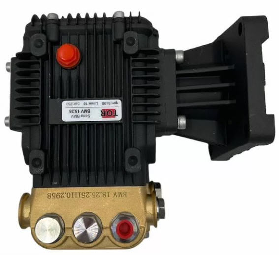 Насос высокого давления TOR BMV 1825 для BT-240V, 250 бар, 18 л/мин, с манометром