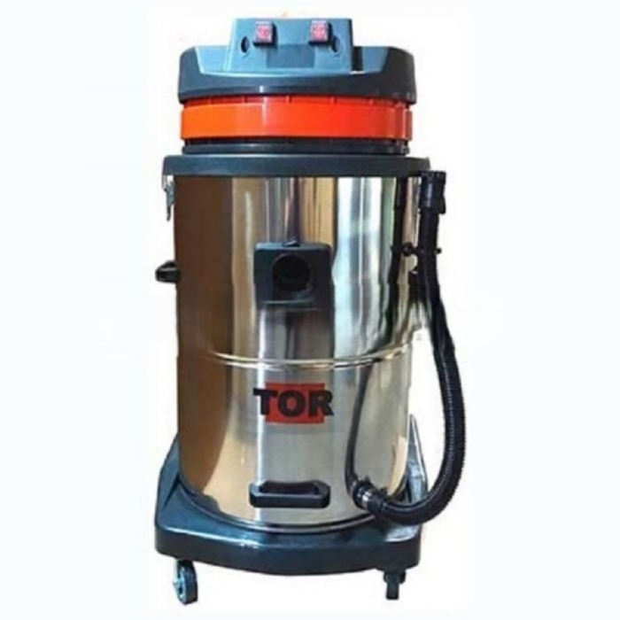 Пылесос для влажной и сухой уборки TOR WL70-70L2B INOX, 2x1000 Вт, 70 л