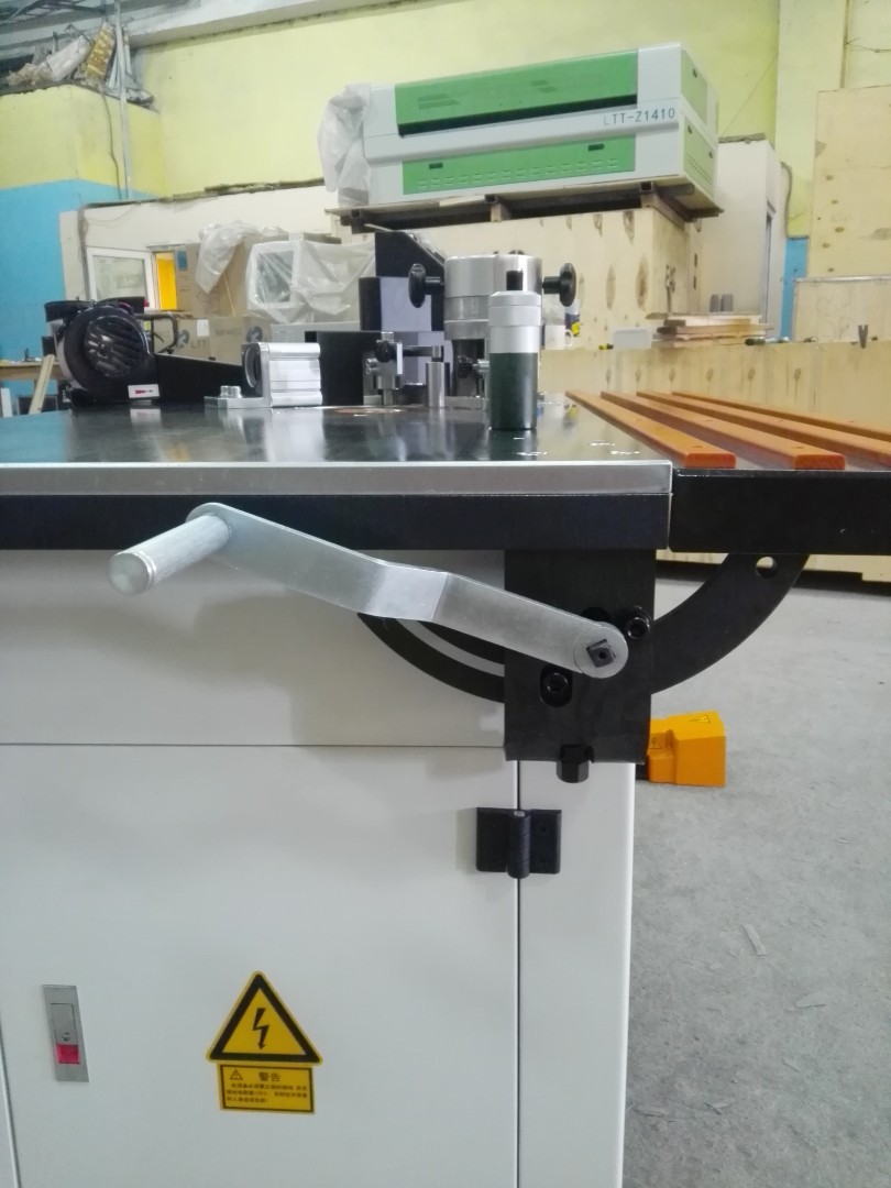 Кромкооблицовочный криволинейный станок LTT MF50S c феном и наклоном стола