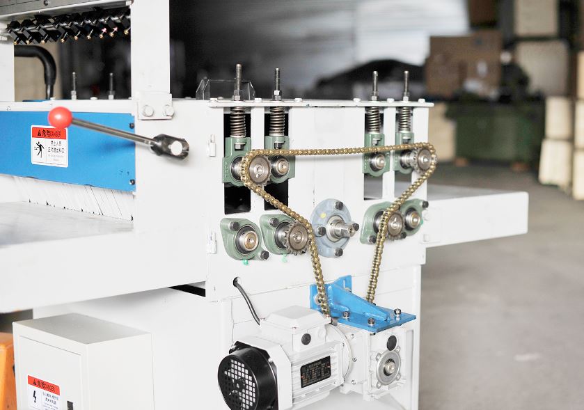 Станок кромкообрезной многопильный LTT MJ141-0660 с лазерным маркером