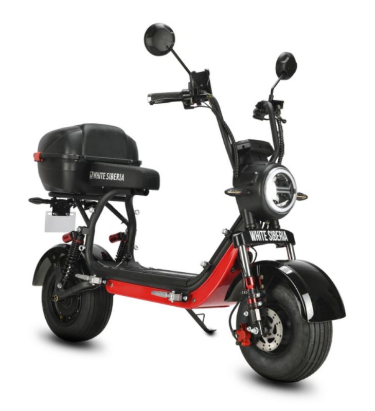 Электроскутер WHITE SIBERIA MINI R 3.0 BLACK 60V