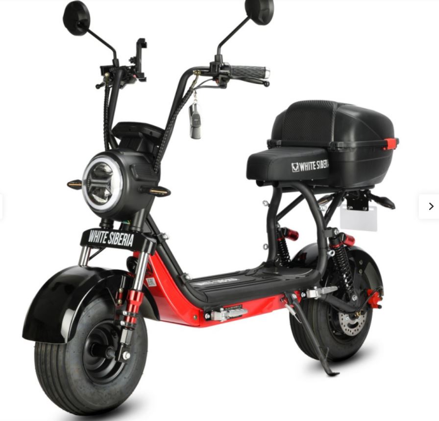 Электроскутер WHITE SIBERIA MINI R 3.0 BLACK 60V