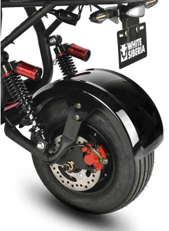 Электроскутер WHITE SIBERIA MINI R 3.0 BLACK 60V