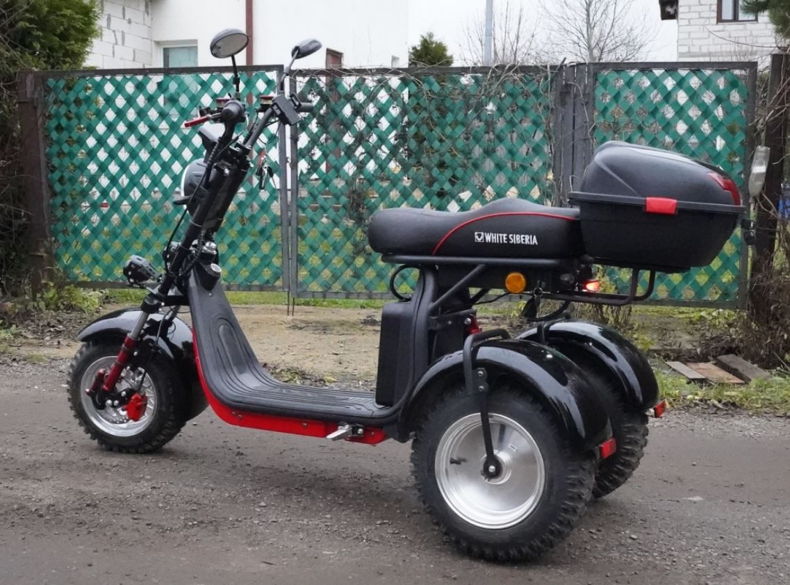 Электротрицикл WHITE SIBERIA IKRA 5000W RED