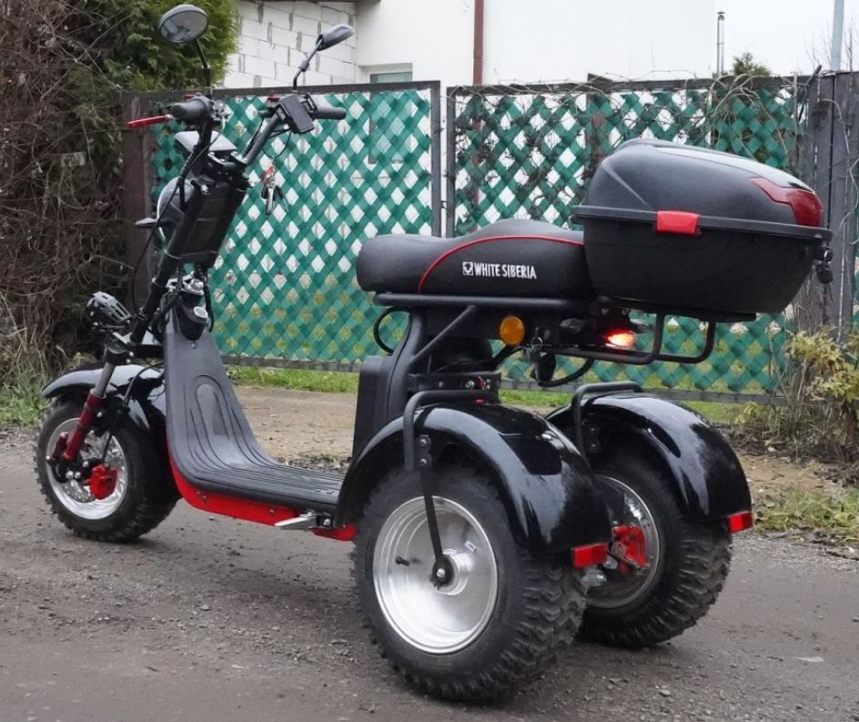 Электротрицикл WHITE SIBERIA IKRA 5000W RED