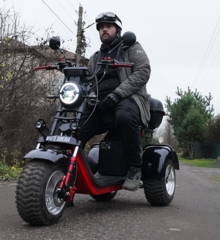 Электротрицикл WHITE SIBERIA IKRA 5000W RED