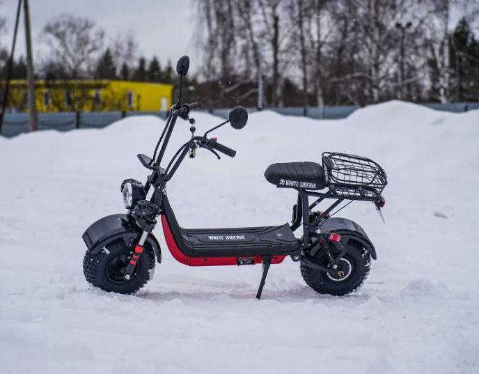 Электроскутер WHITE SIBERIA MINI R 2.0 1200W RED