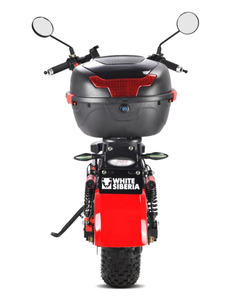 Электроскутер WHITE SIBERIA MINI R 2.0 1200W RED