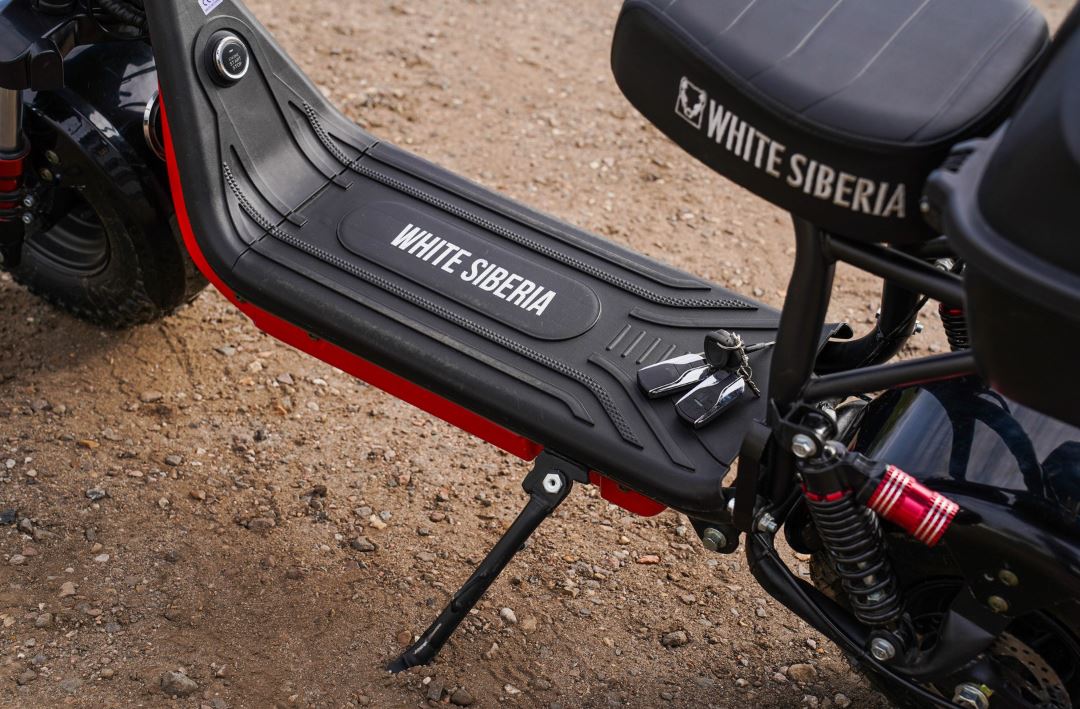 Электроскутер WHITE SIBERIA MINI R 2.0 1200W RED