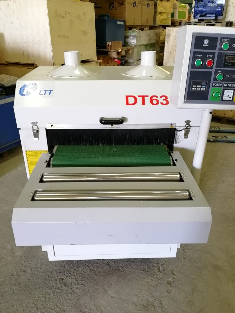 Шлифовальный станок LTT DT 630-2, 2.2 кВт, с 2 лепестковыми барабанами 630мм