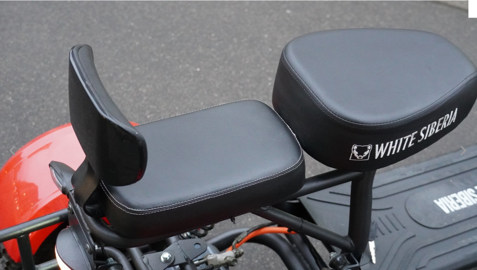Электротрицикл WHITE SIBERIA TRIKE MINI RED 1500W Шоссейные колёса