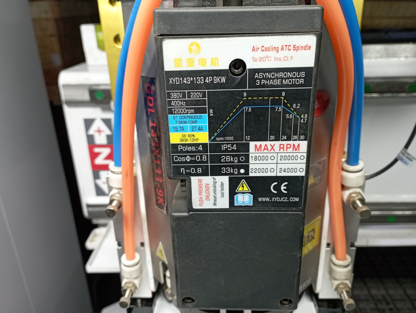 Фрезерный станок с ЧПУ LTT-2130ZW, SINTEK, 9 кВт, с поворотным шпинделем