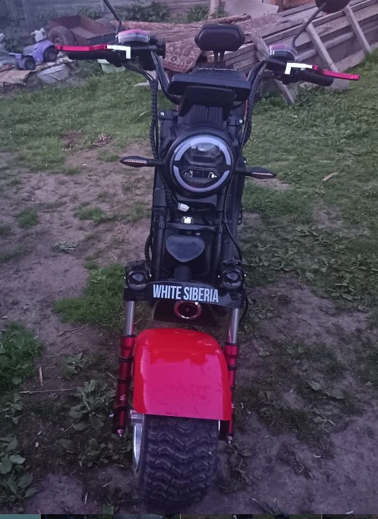 Электроскутер WHITE SIBERIA PRO 2500W RED