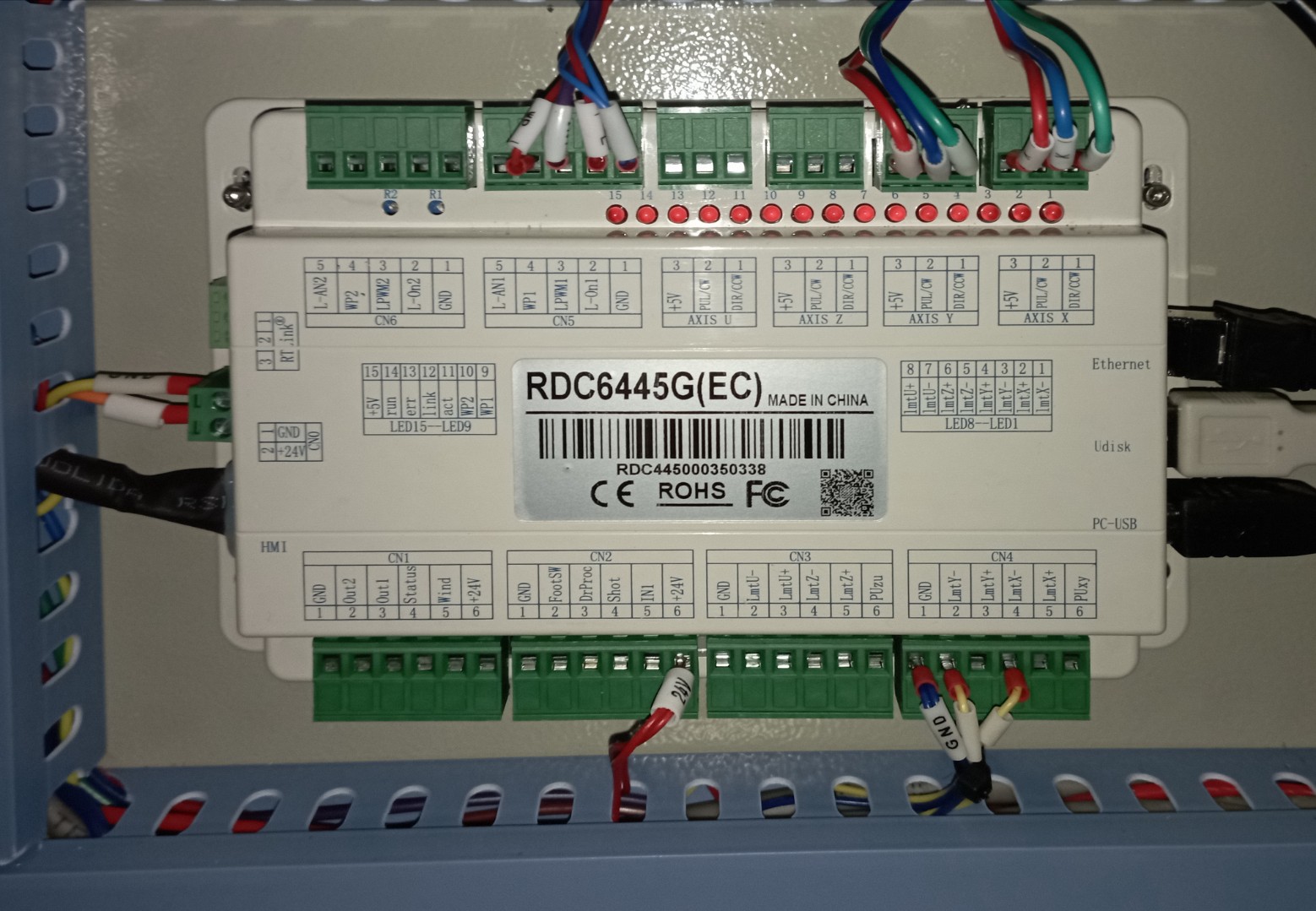 Лазерно-гравировальный станок с ЧПУ LTT-1616, Ruida, 130Вт, CW 5000