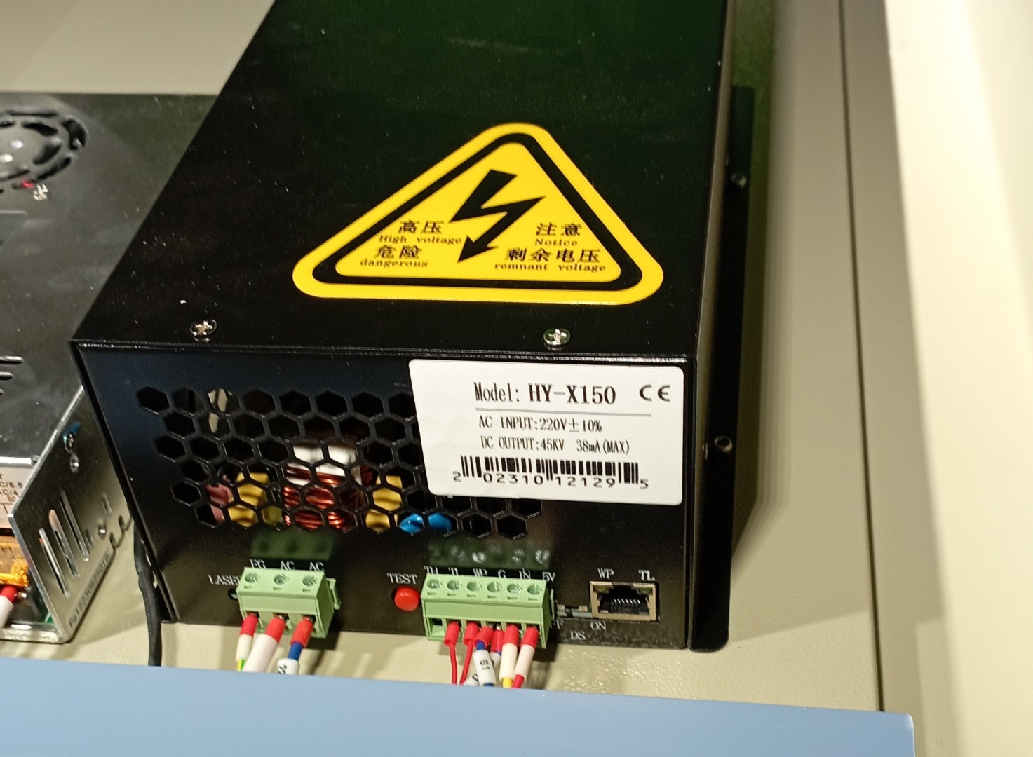 Лазерно-гравировальный станок с ЧПУ LTT-1616, Ruida, 130Вт, CW 5000