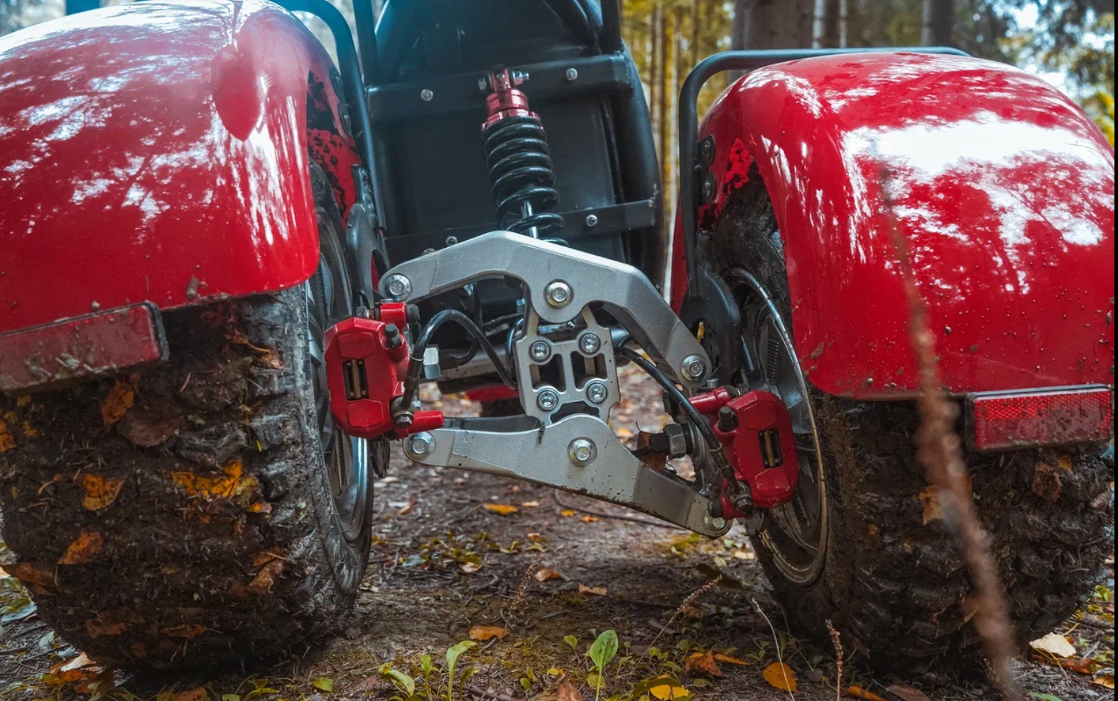 Электротрицикл White Siberia PRO Trike Ikra 5000W Red 