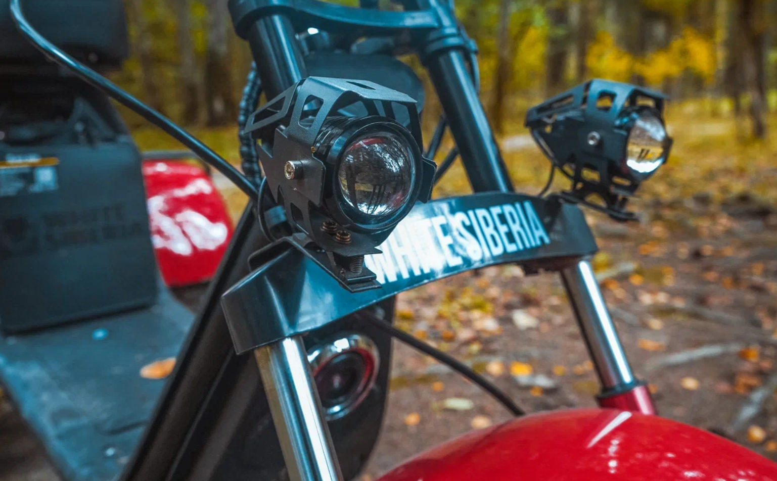 Электротрицикл White Siberia PRO Trike Ikra 5000W Red 