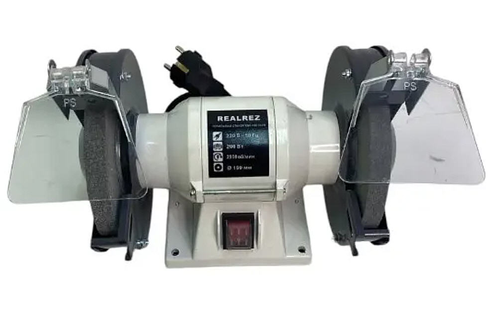 Заточной станок REALREZ RBG-150, 200Вт, 220В