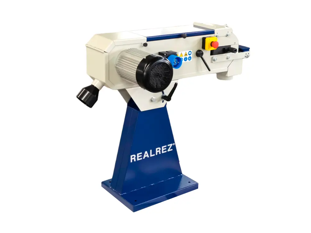 Ленточный шлифовальный станок REALREZ B1-S6C, 3.5кВт, 380В, 150х2000мм 