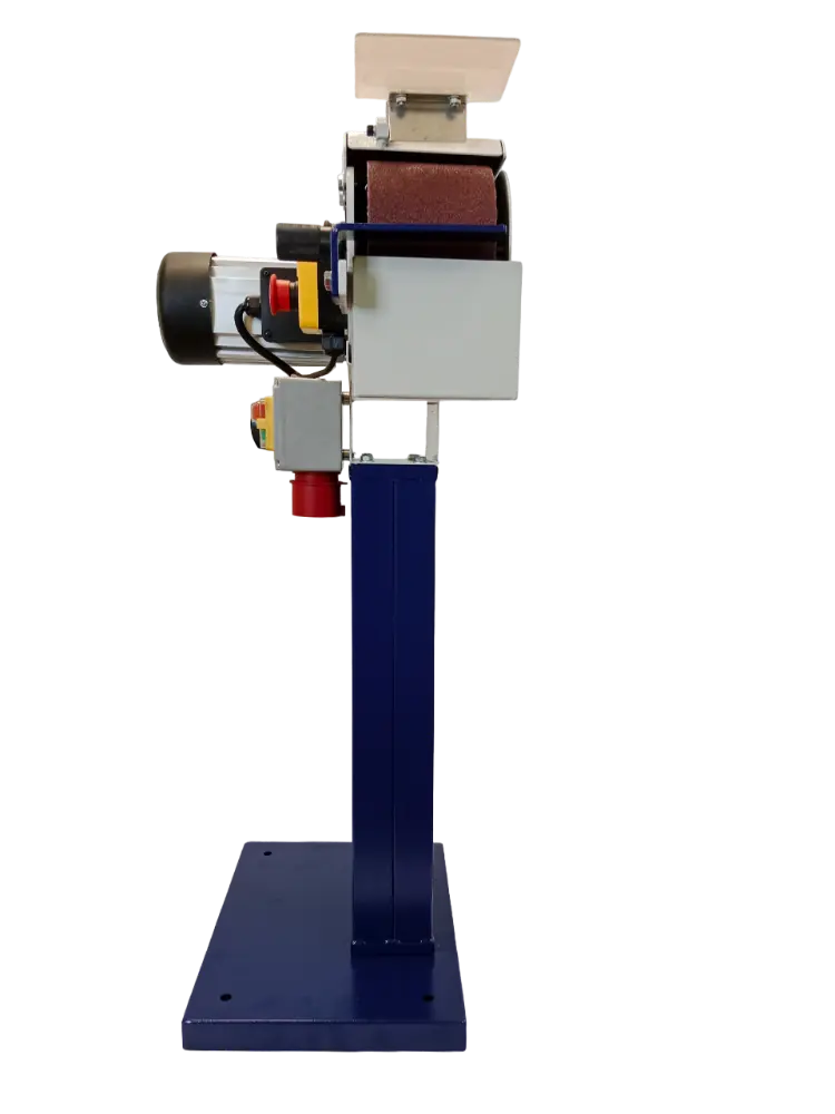 Ленточный шлифовальный станок REALREZ B1-S4D (400V), 1.5кВт, 1220х100мм