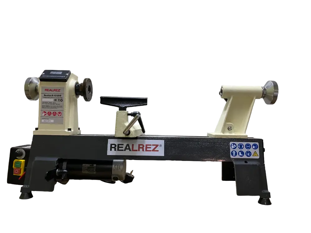 Токарный станок REALREZ R-1218VD, 550Вт, 220В