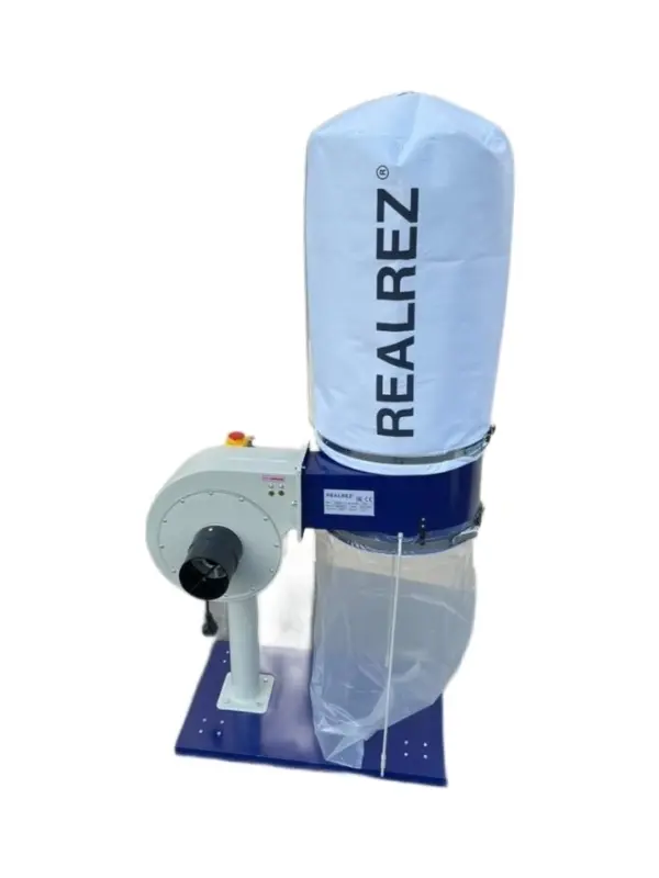 Вытяжка для стружки REALREZ FM 230/220V, 0,75 кВт, 2 мешка