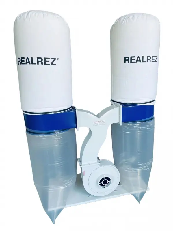 Вытяжка для стружки REALREZ FM300SA/400V, 3,75 кВт, 4 мешка