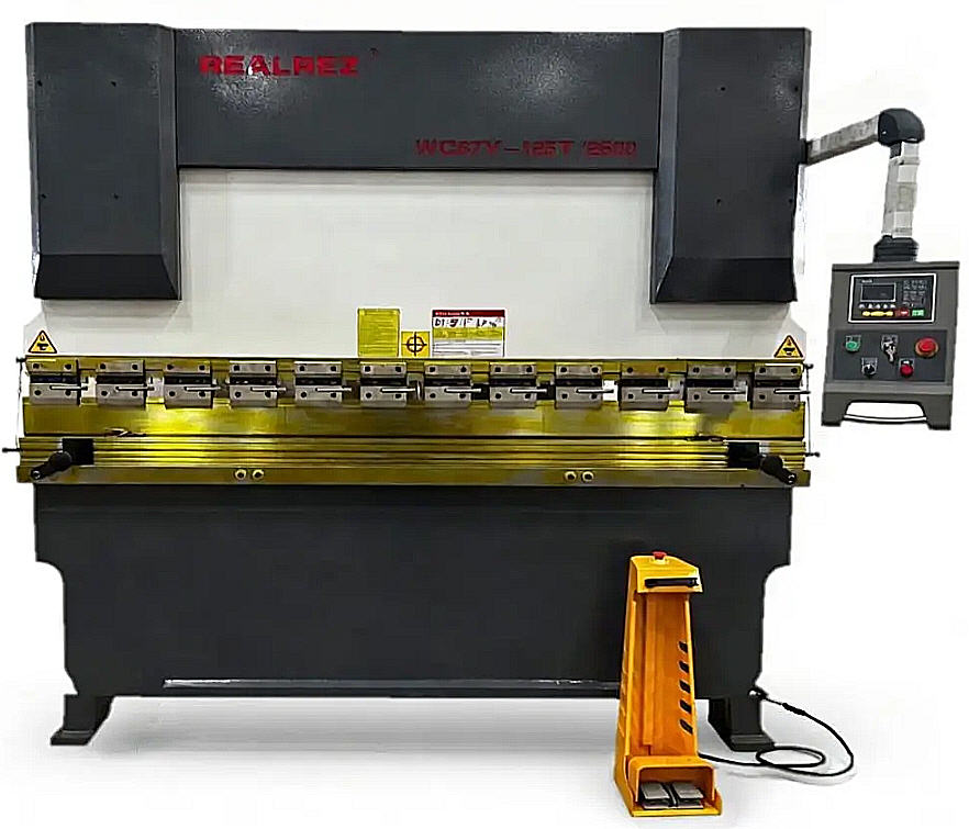 Гидравлический листогибочный пресс с ЧПУ REALREZ BM Pro 125-2500, 5.5кВт, 125тонн