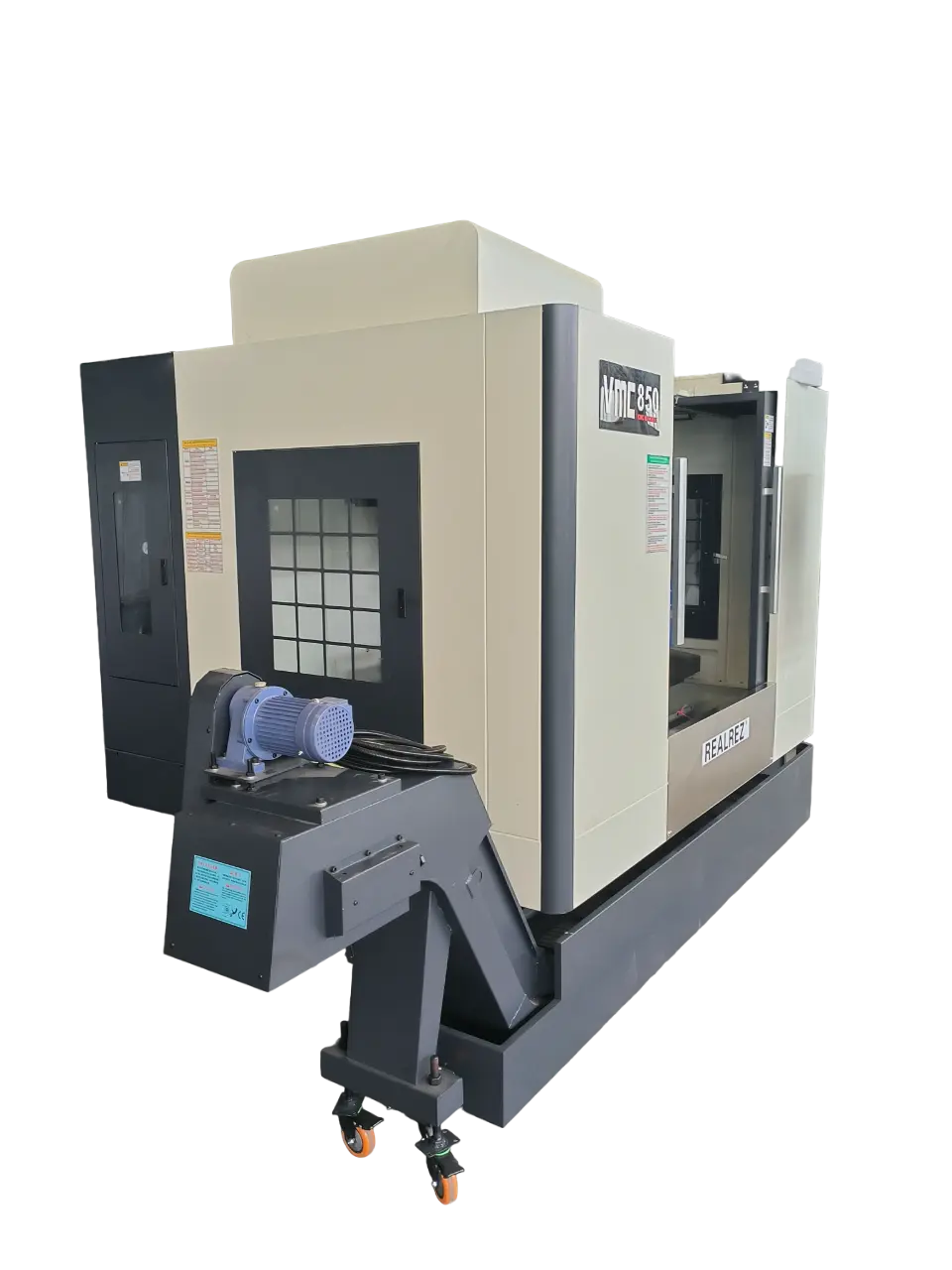 Фрезерный обрабатывающий центр с ЧПУ REALREZ VMC850 (4-ая ось + конвейер + Fanuc Oi-MF tf plus)