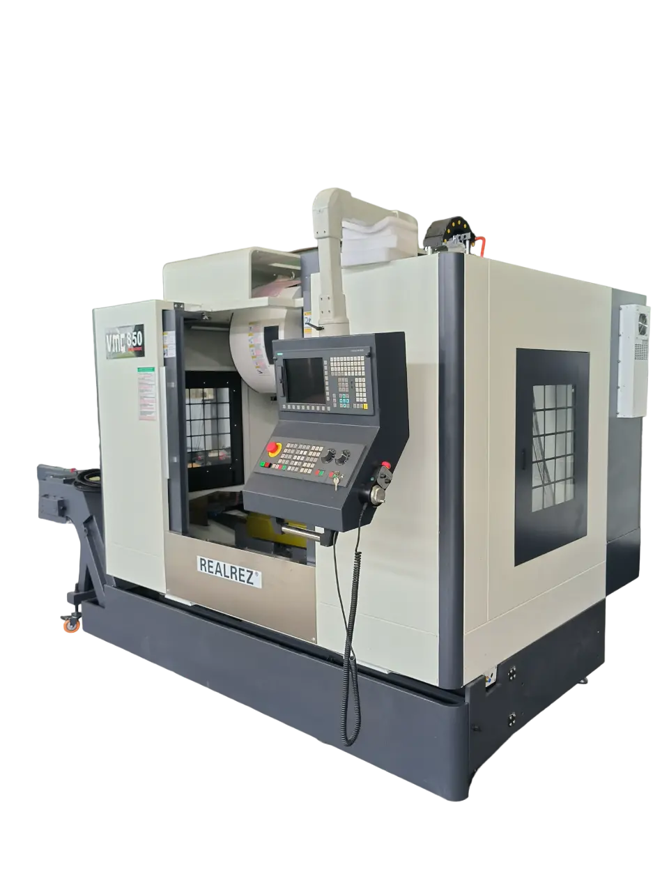 Фрезерный обрабатывающий центр с ЧПУ REALREZ VMC850 (4-ая ось + конвейер + Fanuc Oi-MF tf plus)