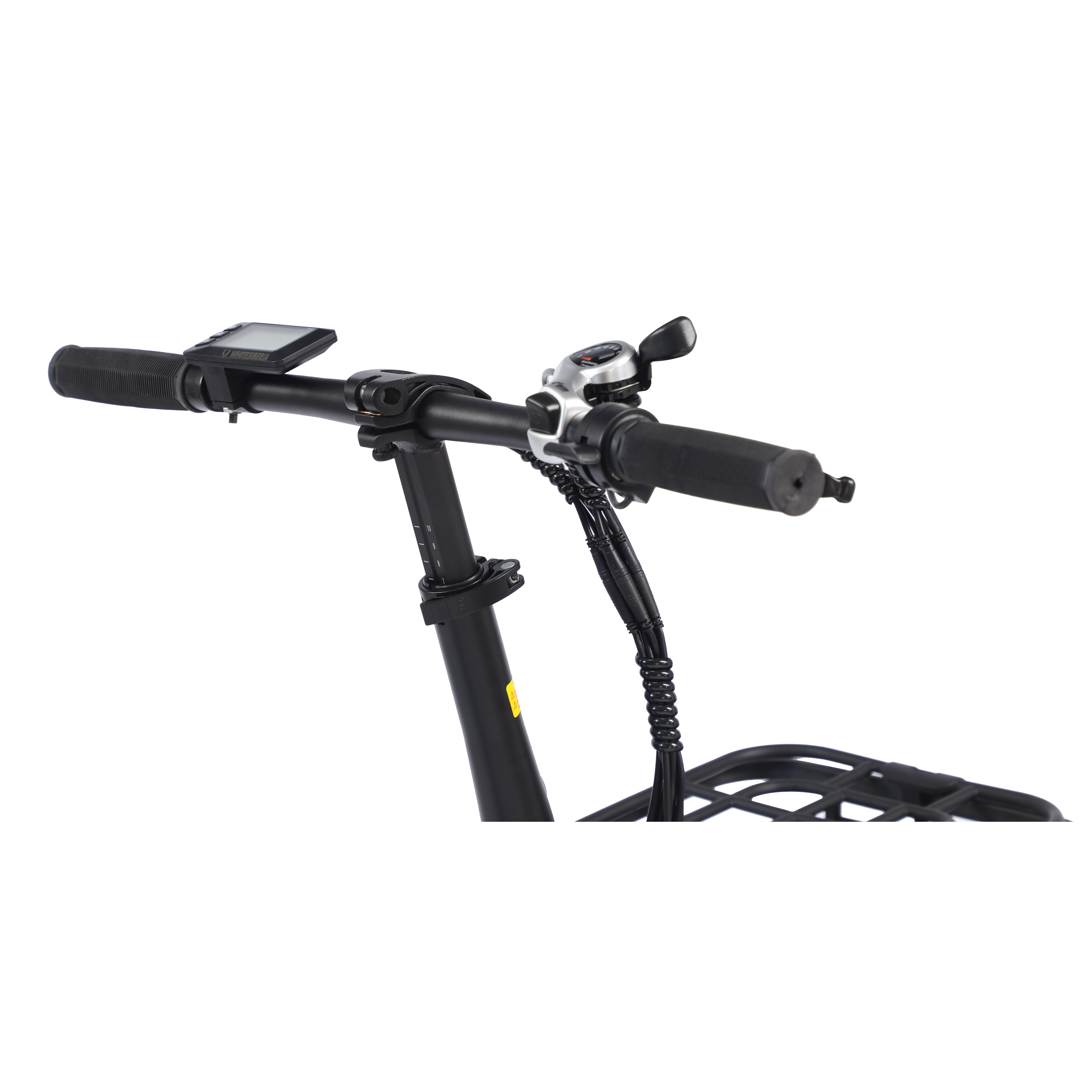 Электровелосипед WHITE SIBERIA SLAV PRO 1000W (матовый черный)