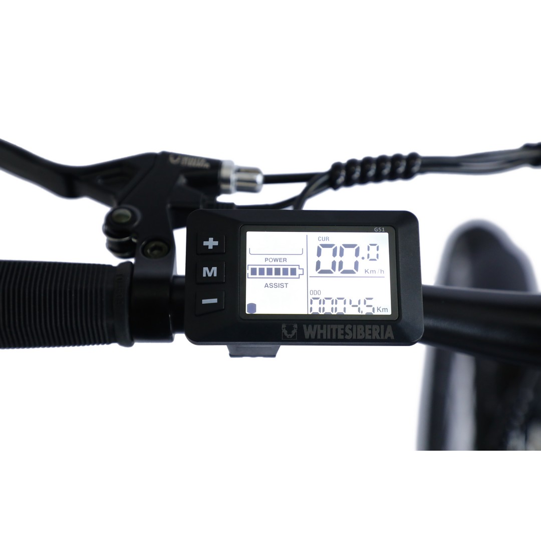 Электровелосипед WHITE SIBERIA CAMRY LIGHT 500W матовый синий